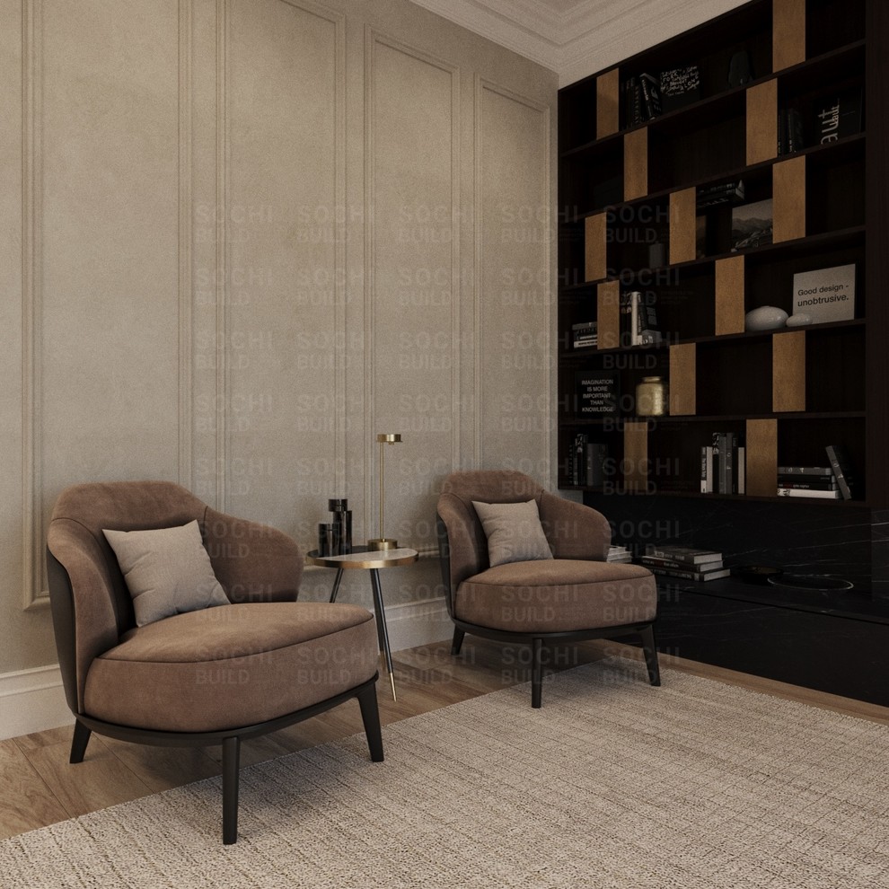 Квартира в ЖК «Посейдон», 88м², стиль: современная классика. Сочи