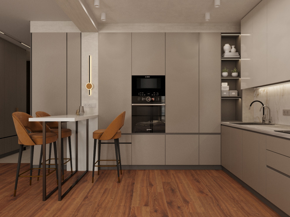 Однушка в доме с террасами