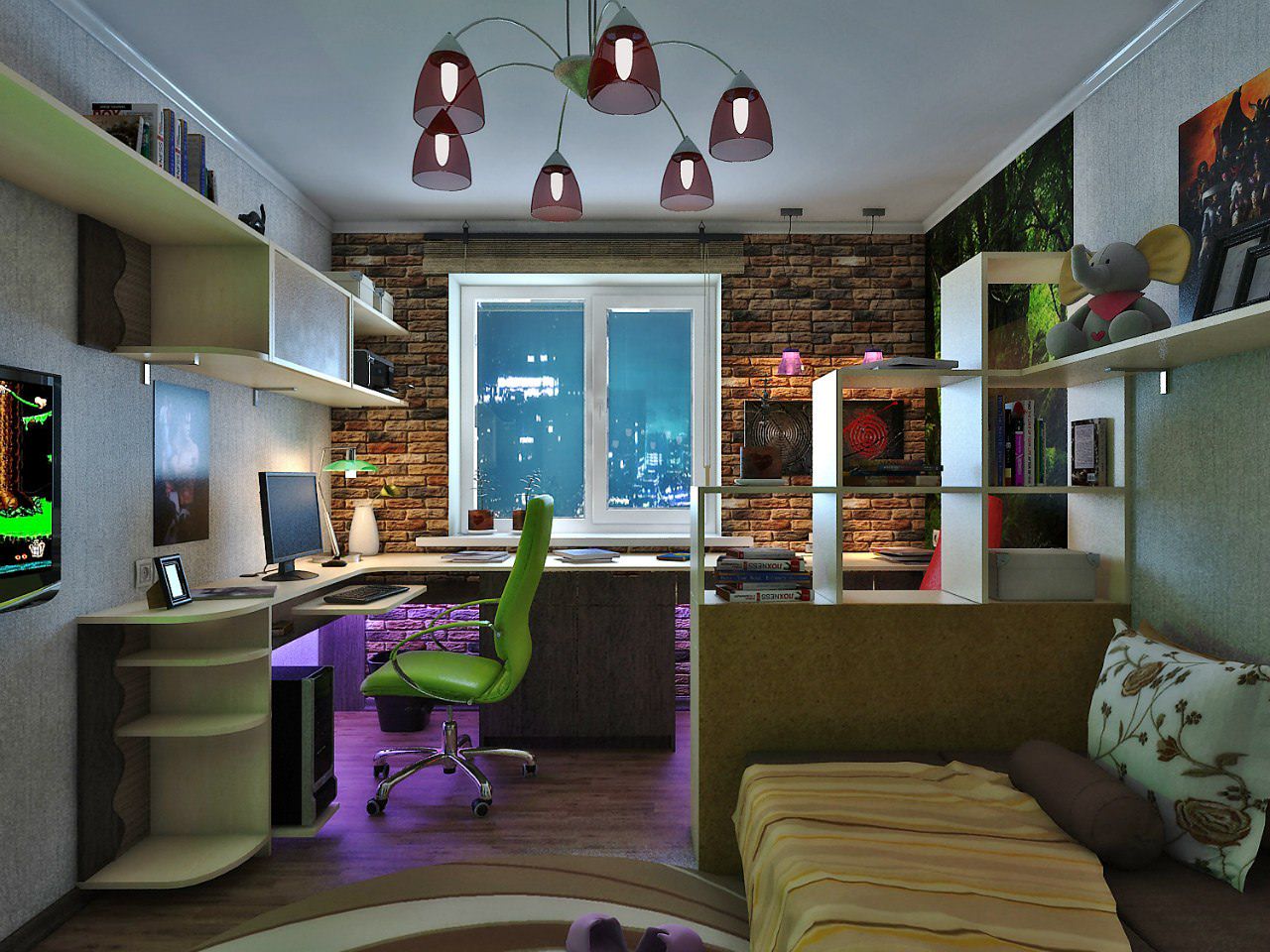 Обложка проекта: Детская комната мальчика