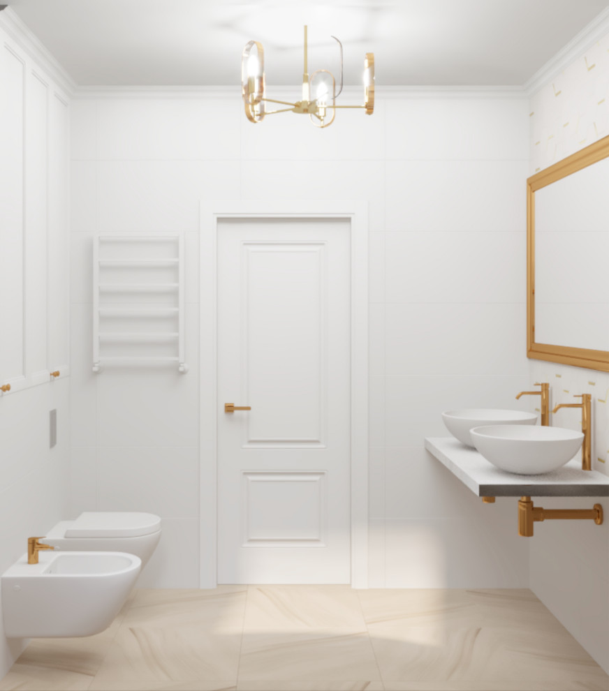 Проект интерьера двухэтажного дома