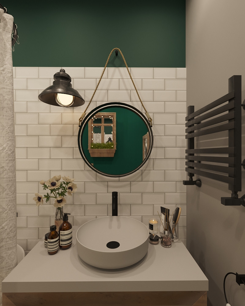 Ванная комната в городской квартире