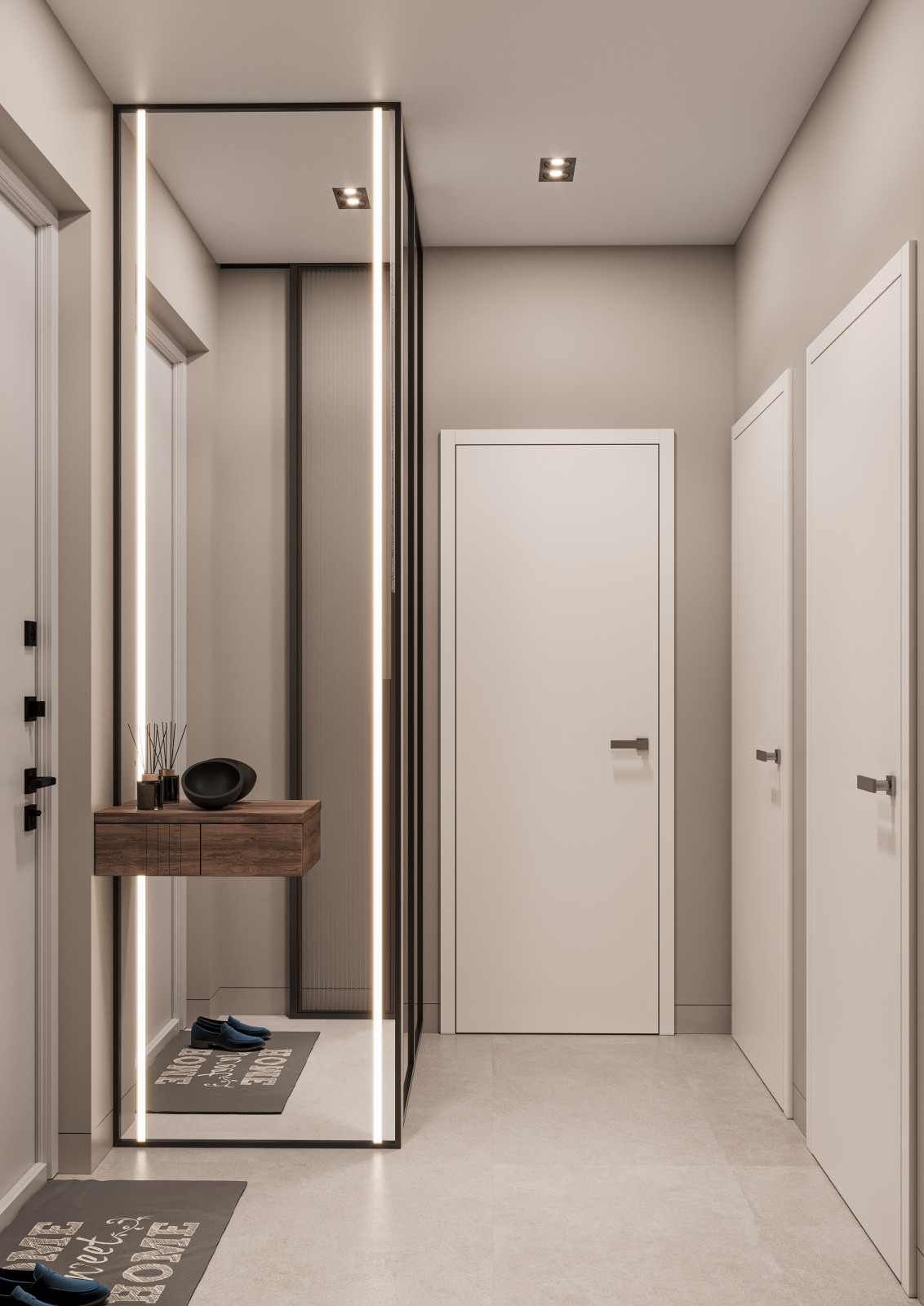 Дизайн проект интерьера  level Нагатинский