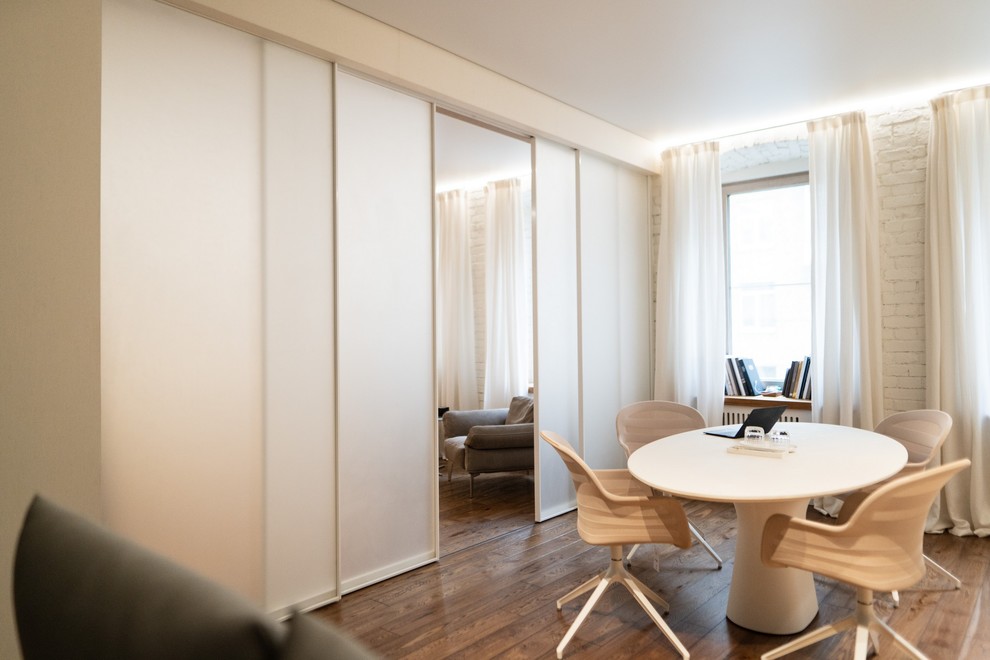 Межкомнатная раздвижная перегородка R1200 raumplus в комнату