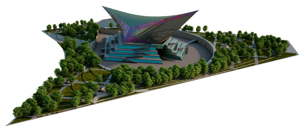 визуализация с высоты птичьего полета