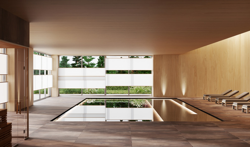 Бассейн в загородном доме