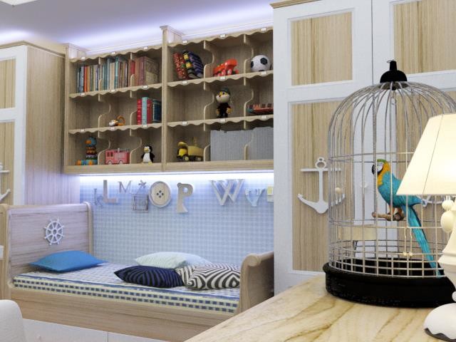 Обложка проекта: Детская со шведскими обоями