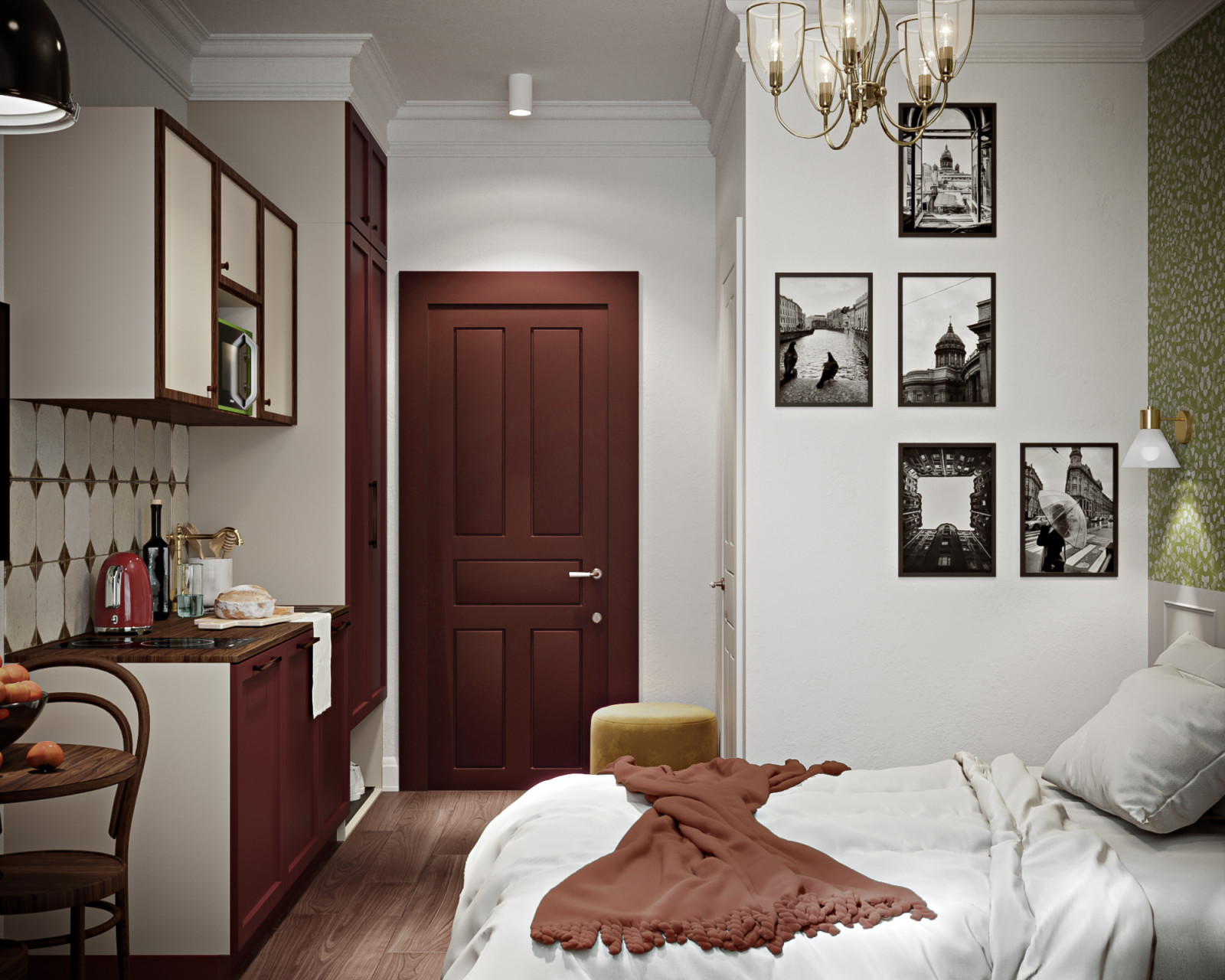 Дизайн апартов в Малой Посадской