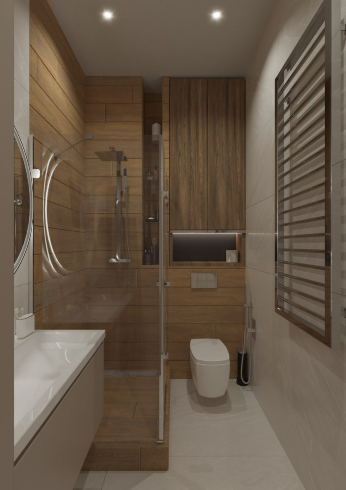 Apartment in a new house