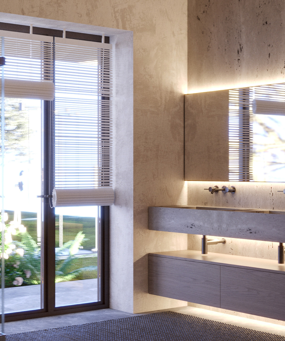 Обложка проекта: СУ в доме 1 этаж, эскизы. 2025г