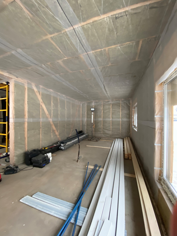 Новый проект дом в "Агалатово Экопарк". Фотографии "до"