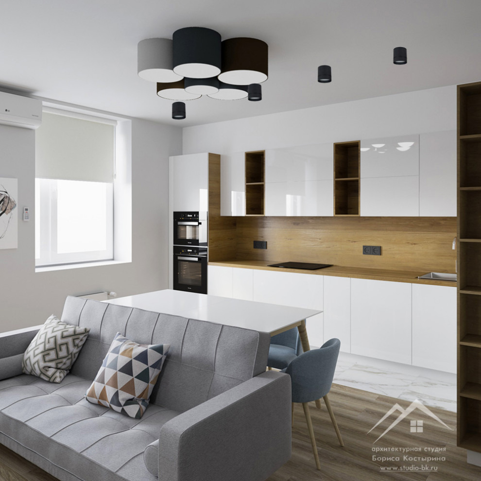 Дизайн-проект интерьера трехкомнатной квартиры 75 м²