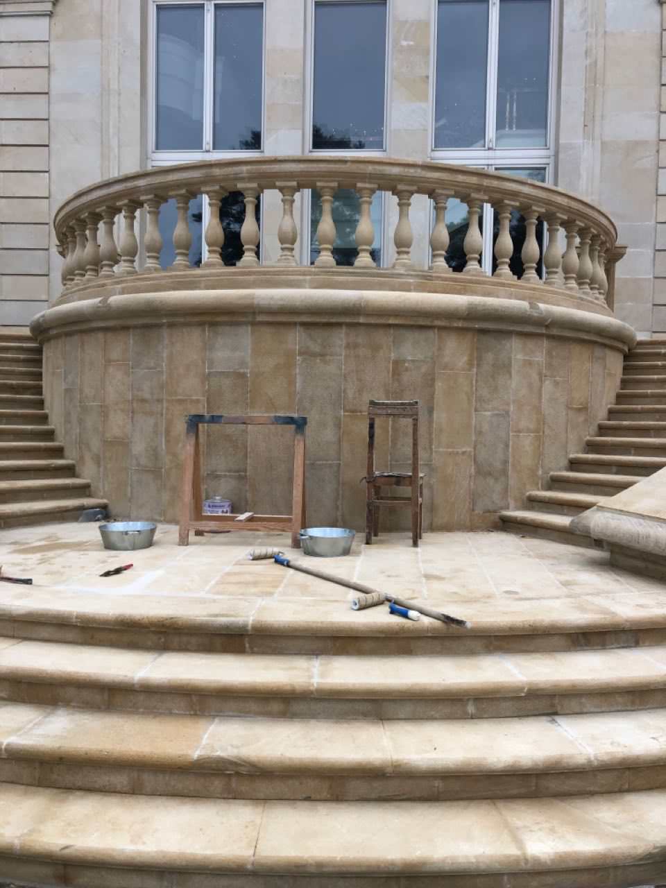 Обложка проекта: Реставрация балюстрады и лестницы.