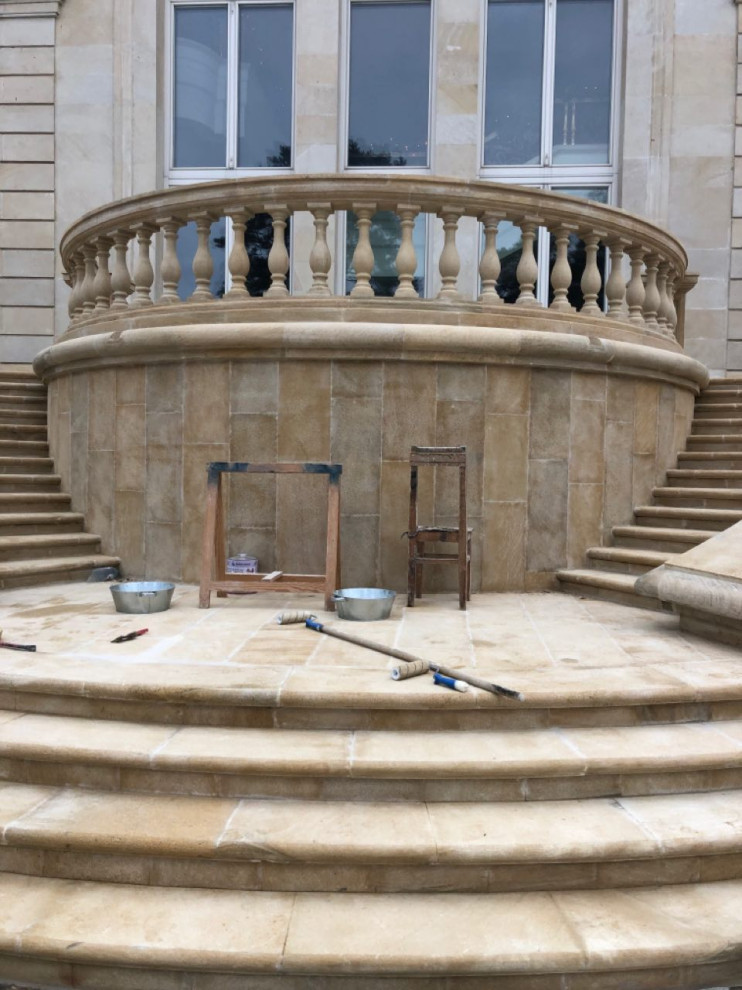 Обложка проекта: Реставрация балюстрады и лестницы.