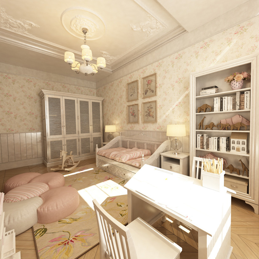 Дизайн детской для девочки