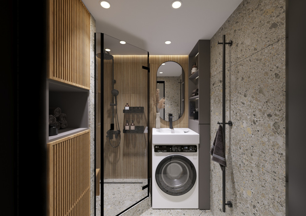 Кухня и санузел в японском стиле