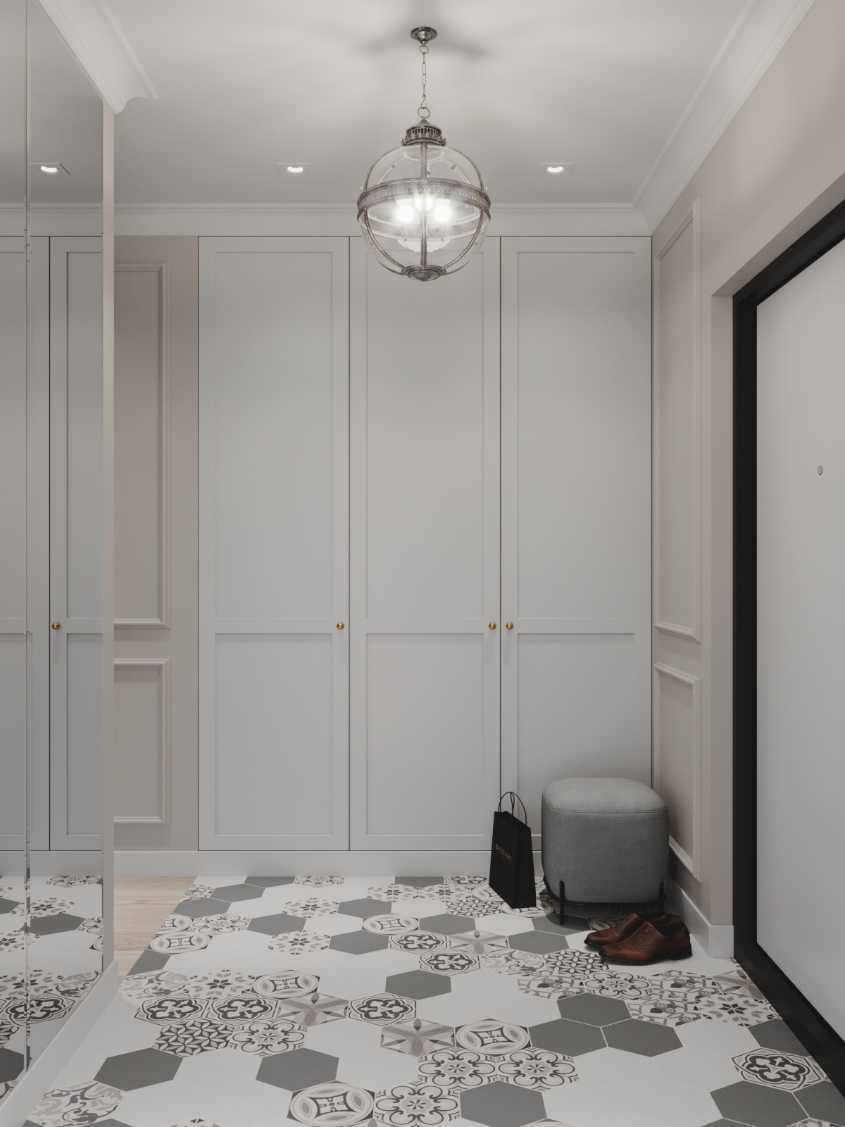 Трехкомнатная квартира в спокойных тонах