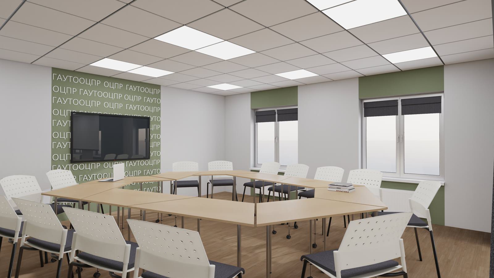 Обложка проекта: Общие пространства Областного центра профилактики и реабилитации в г. Тюмень