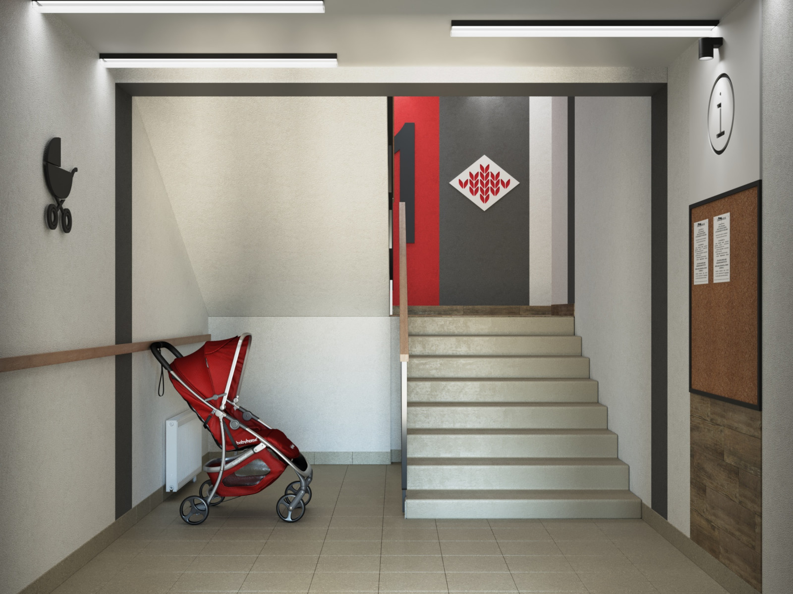 Обложка проекта: Интерьер МОПов в ЖК Уют Сити