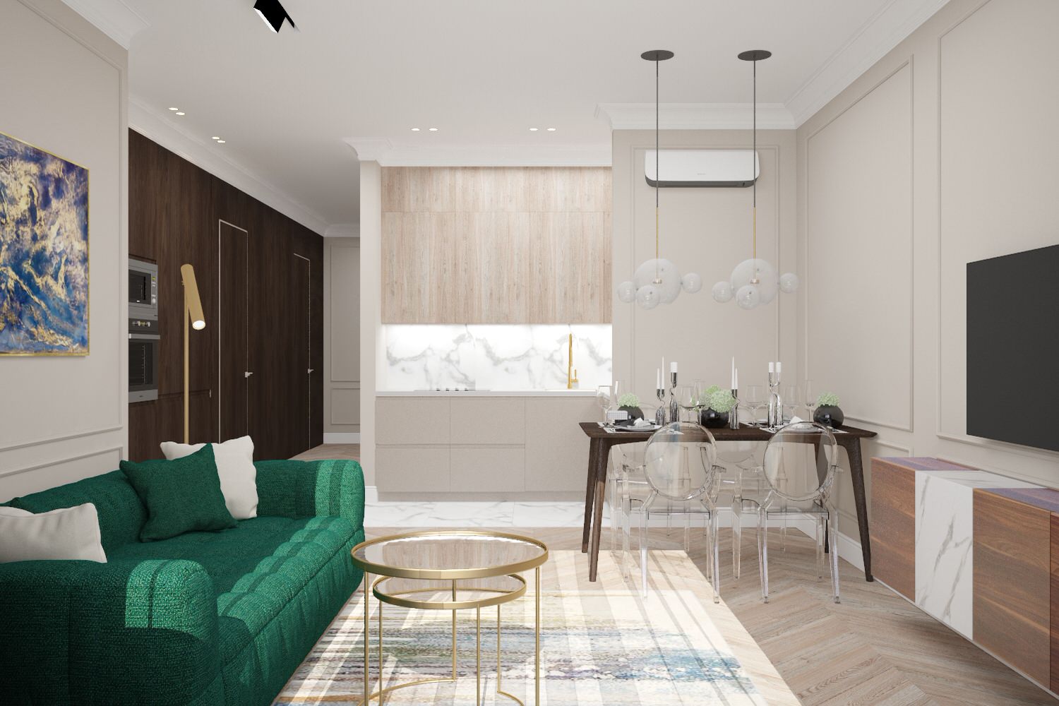 Обложка проекта: Квартира 109м2 в ЖК 1147