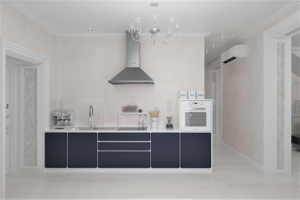 Дизайн интерьера частного дома первого этажа.