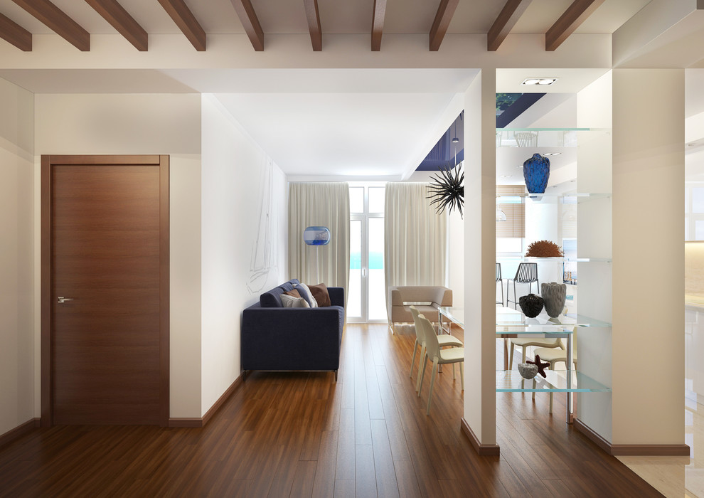 Дизайн-проект квартиры в морском стиле