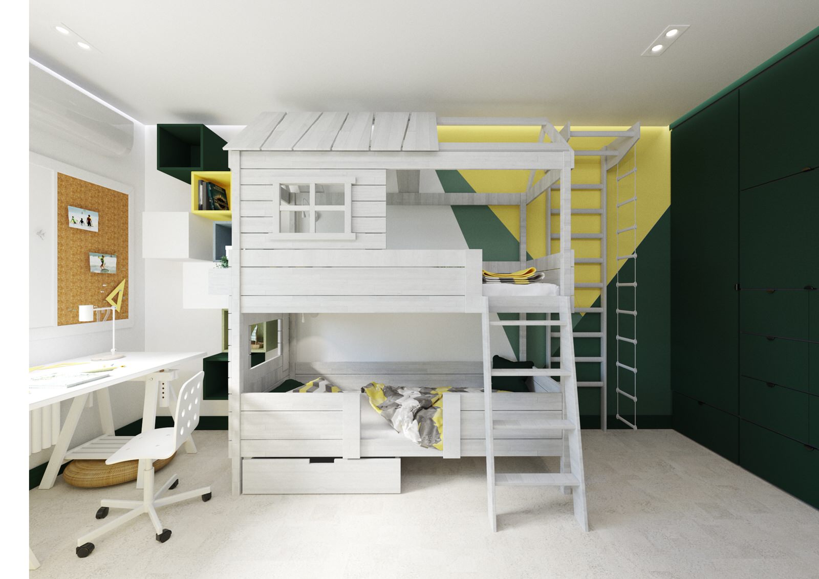 Дизайн-проект квартиры в г.Сочи для молодой семьи с двумя детьми