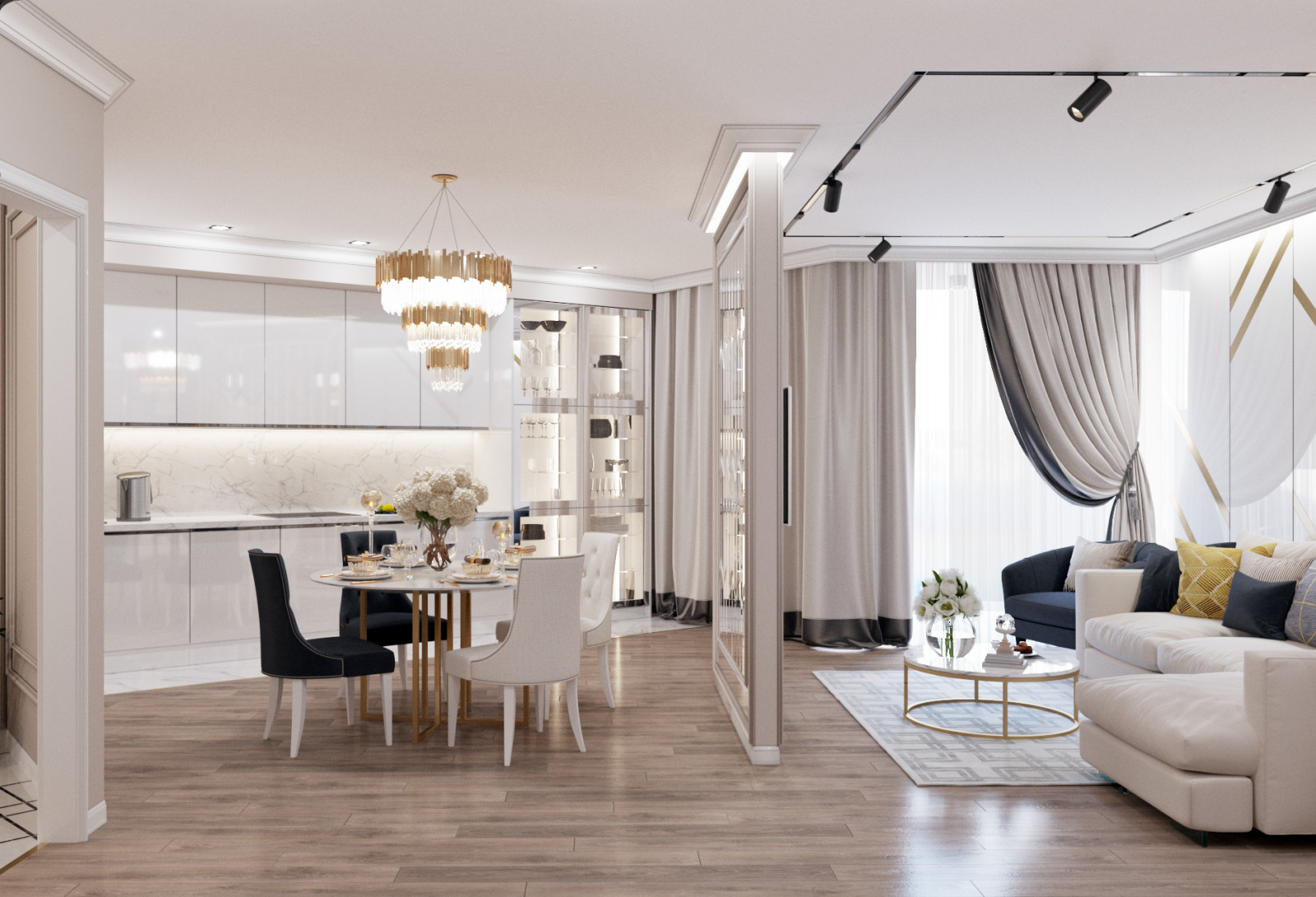 Обложка проекта: Дизайн-проект интерьера гостиной