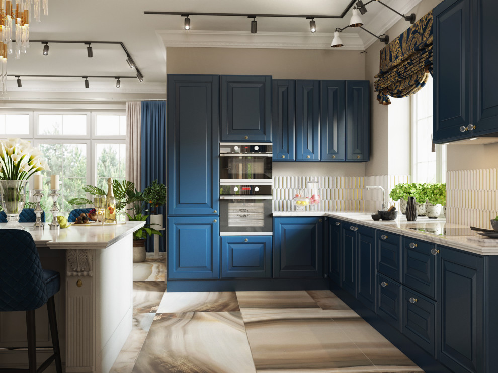 Акцентный синий