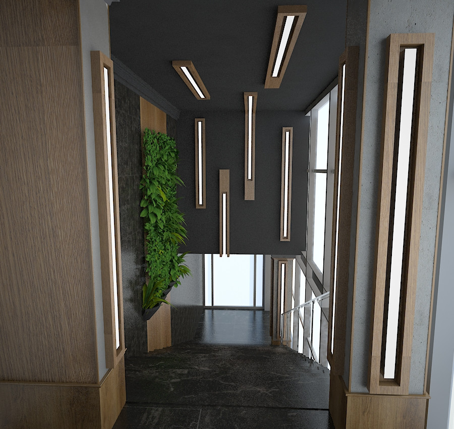 Дизайн-проект офисного пространства строительной компании " Мервинский"