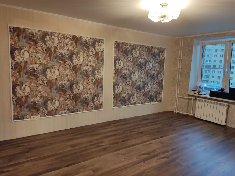 Обложка проекта: Гостиная и детская для молодой семьи