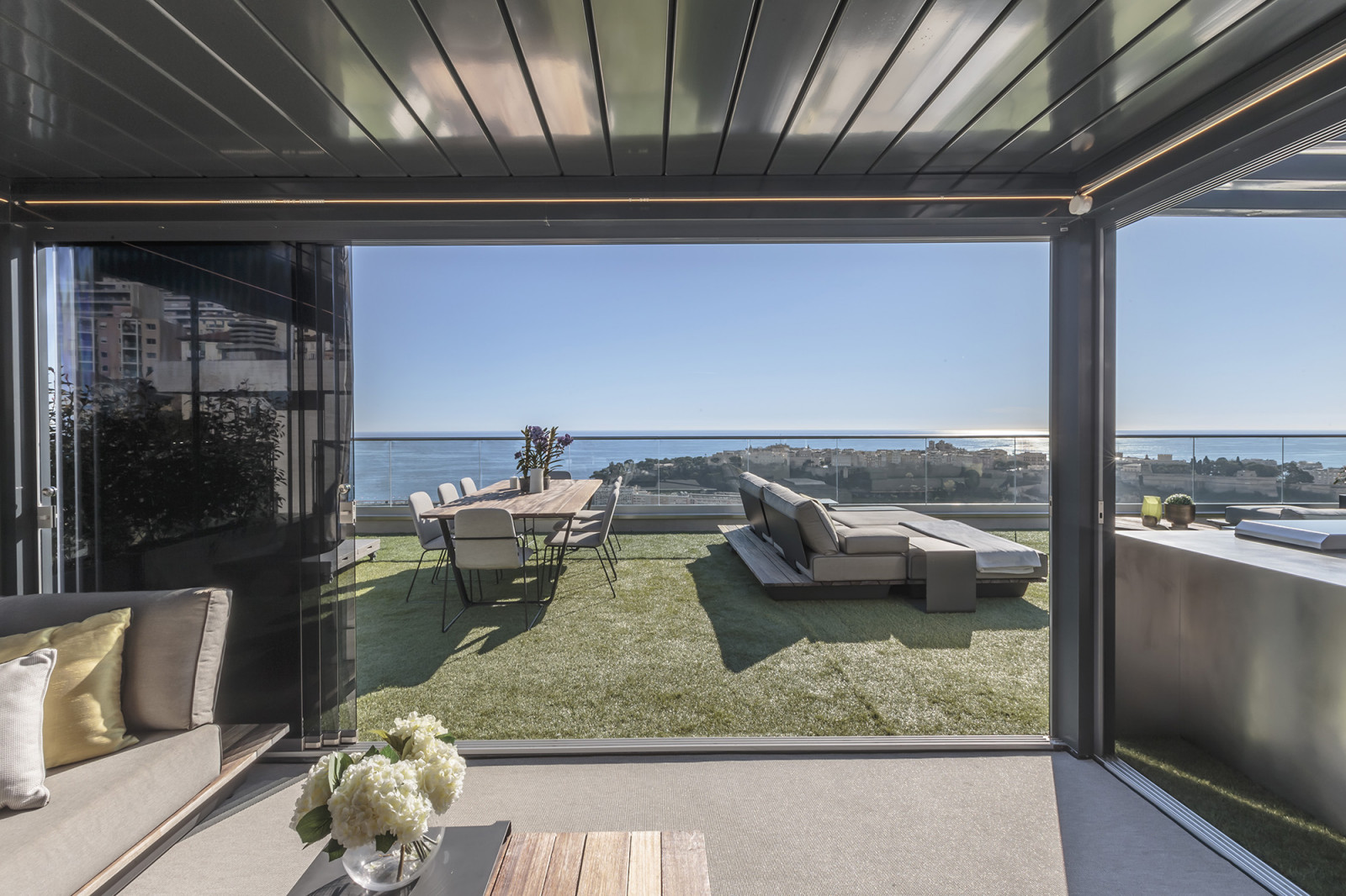 Interior design of a penthouse in Monte-Carlo