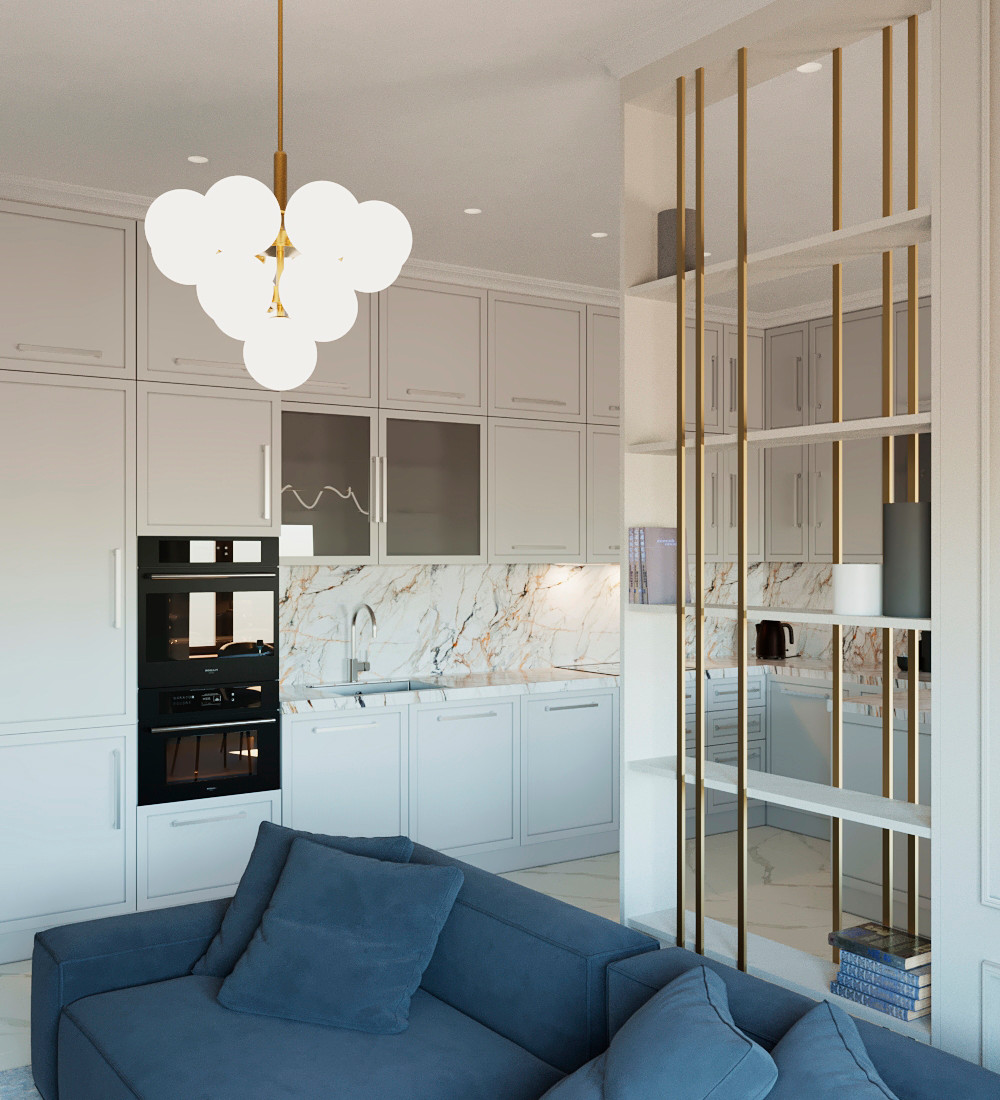 Квартира в стиле неоклассика в ЖК FAMILIA