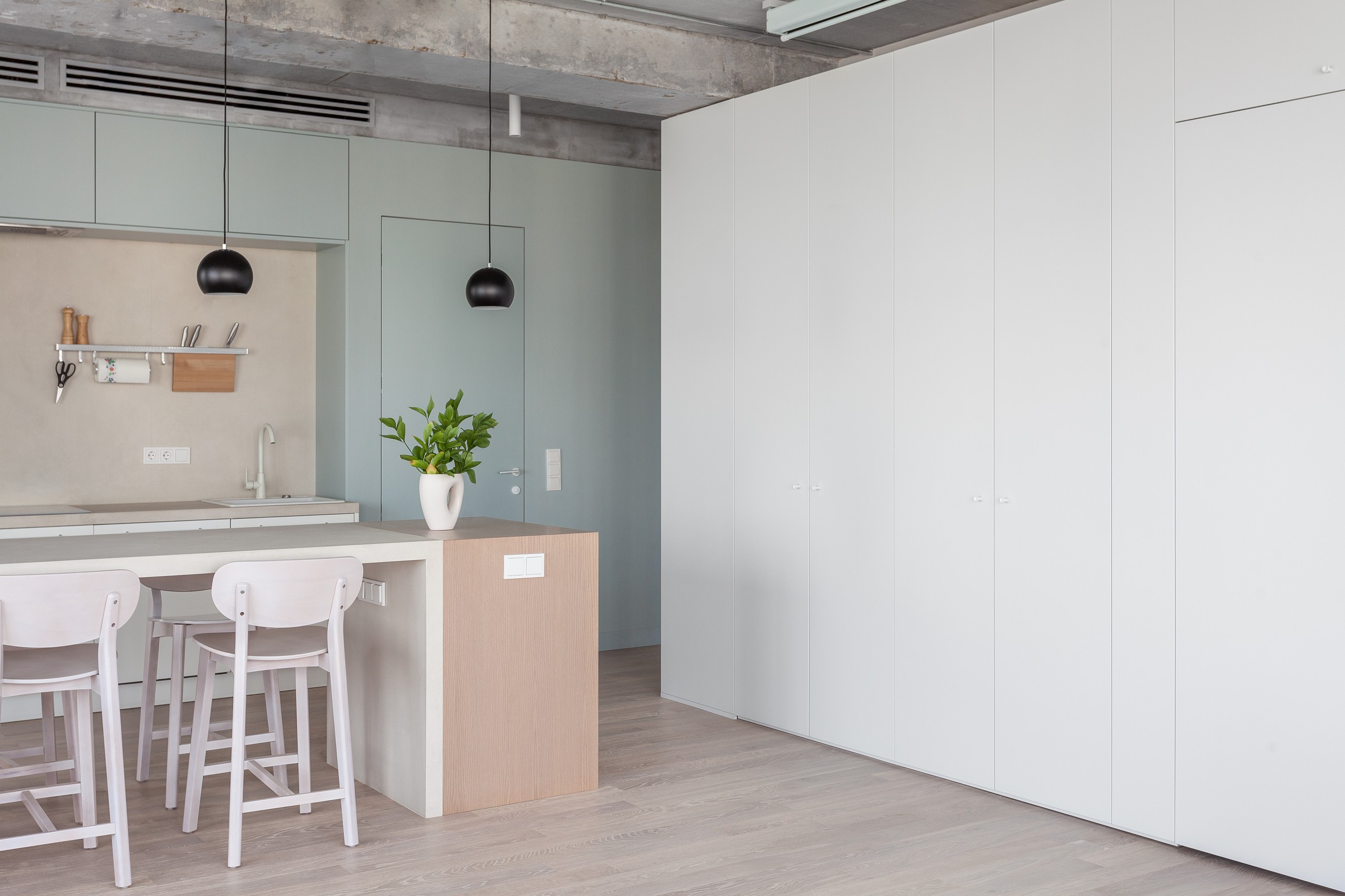 Houzz тур: Квартира с бетонными стенами