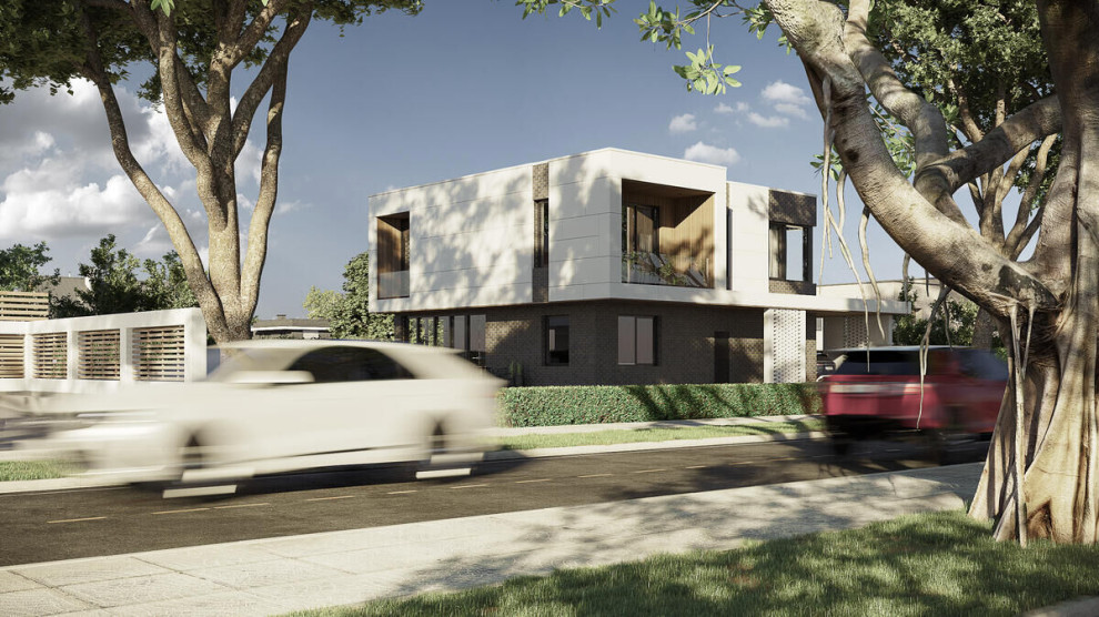 Проект с плоской кровлей 246 м2