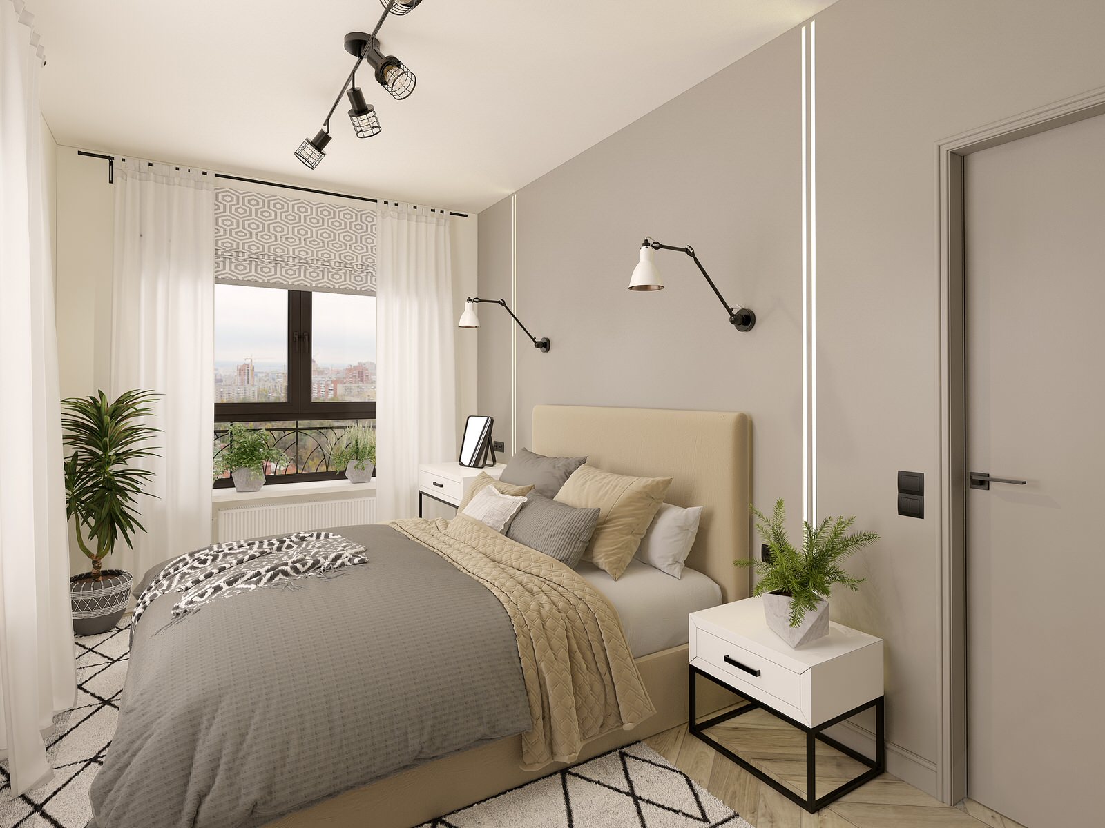 Квартира 47,66 кв. м (в современном стиле)