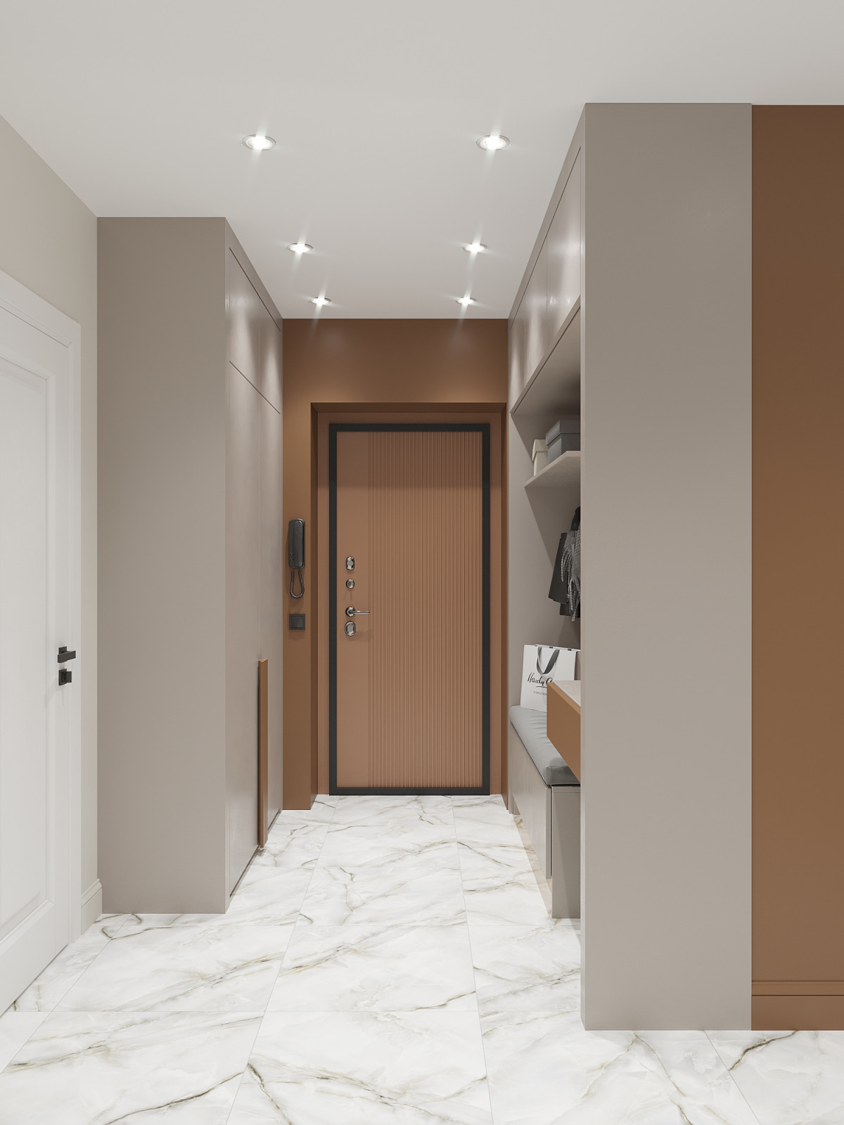 Дизайн-проект 2-комн. квартиры в Москве