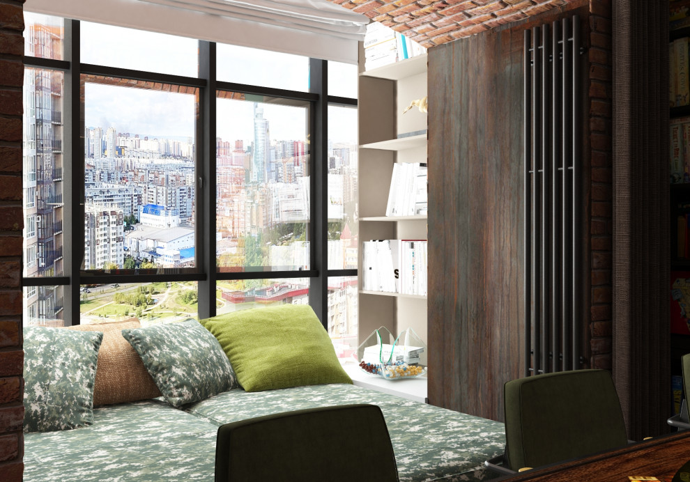 Обложка проекта: Яркий дизайн интерьера на взлётке