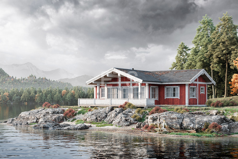 Обложка проекта: Drøbak (Дом в скандинавском стиле)