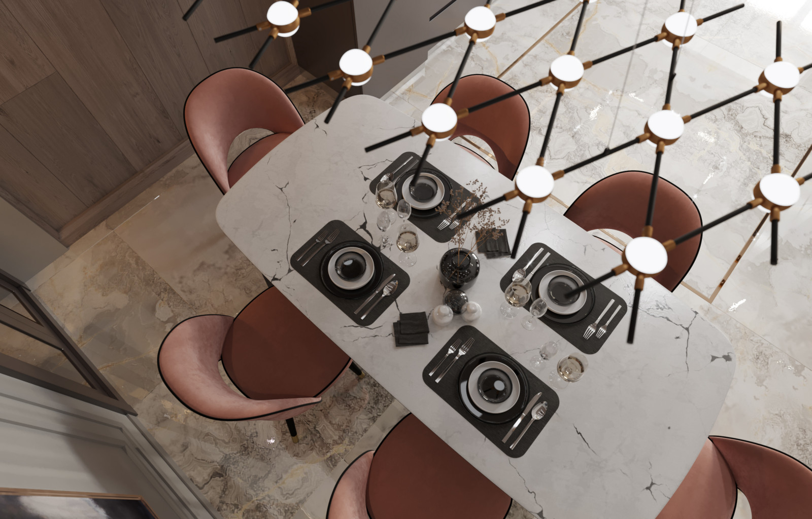 Дизайн интерьера квартиры. 168 кв.м. Soft contrasts.