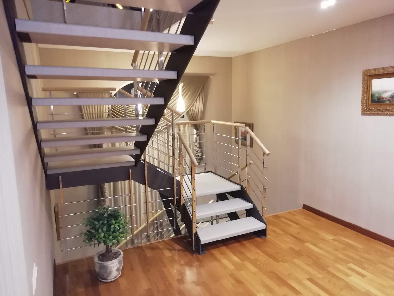 лестница дуб