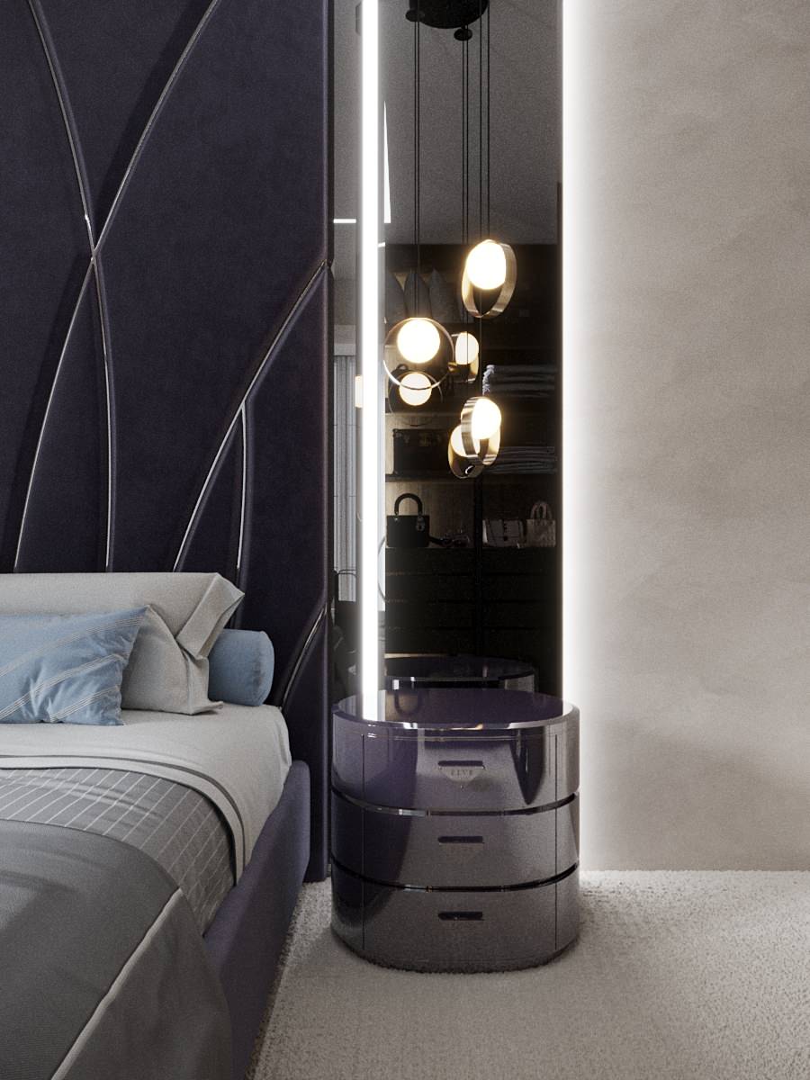 Дизайн спальни с совмещенным балконом