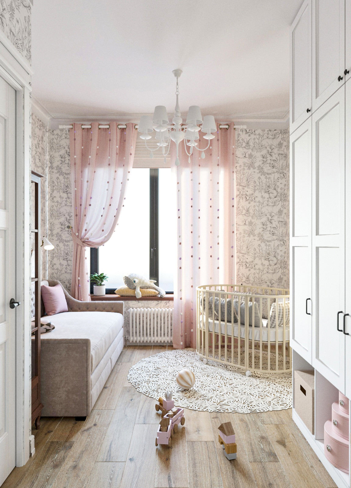 Квартира с этническими мотивами.