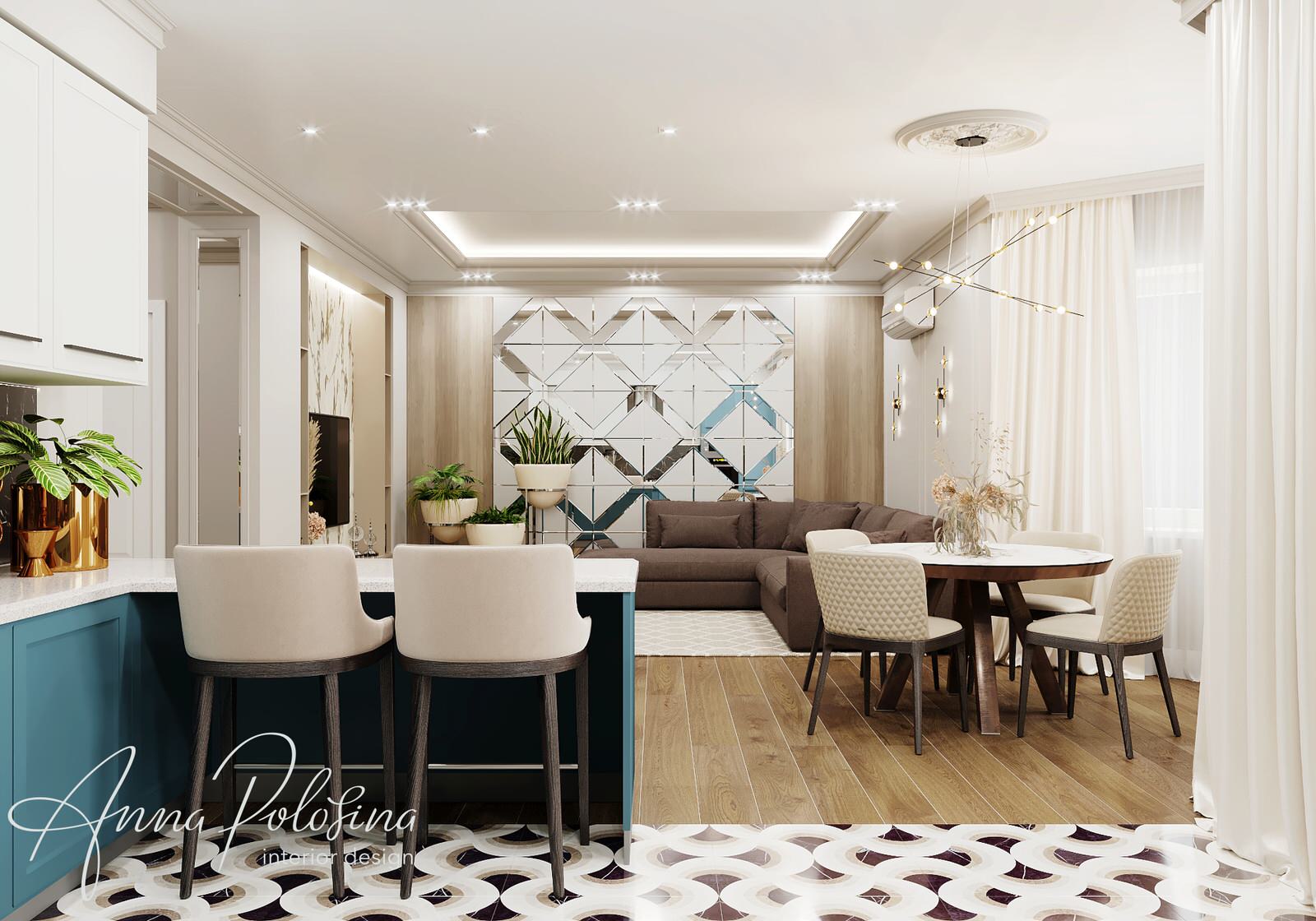 Обложка проекта: Дом в современной классике