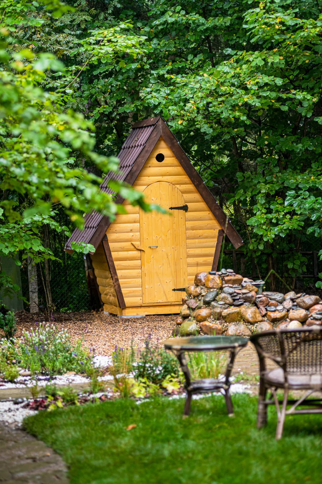 Декорирование беседки и участка Людмилы Хитяевой. "На дачу! С Наташей Барбье"