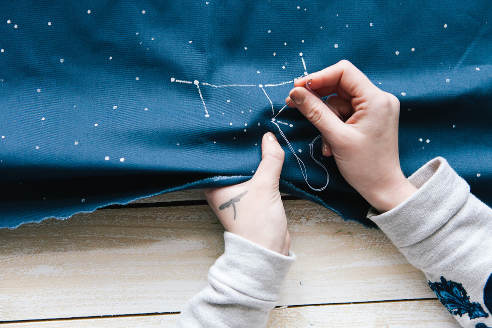 DIY: Звездная дорожка для сервировки стола