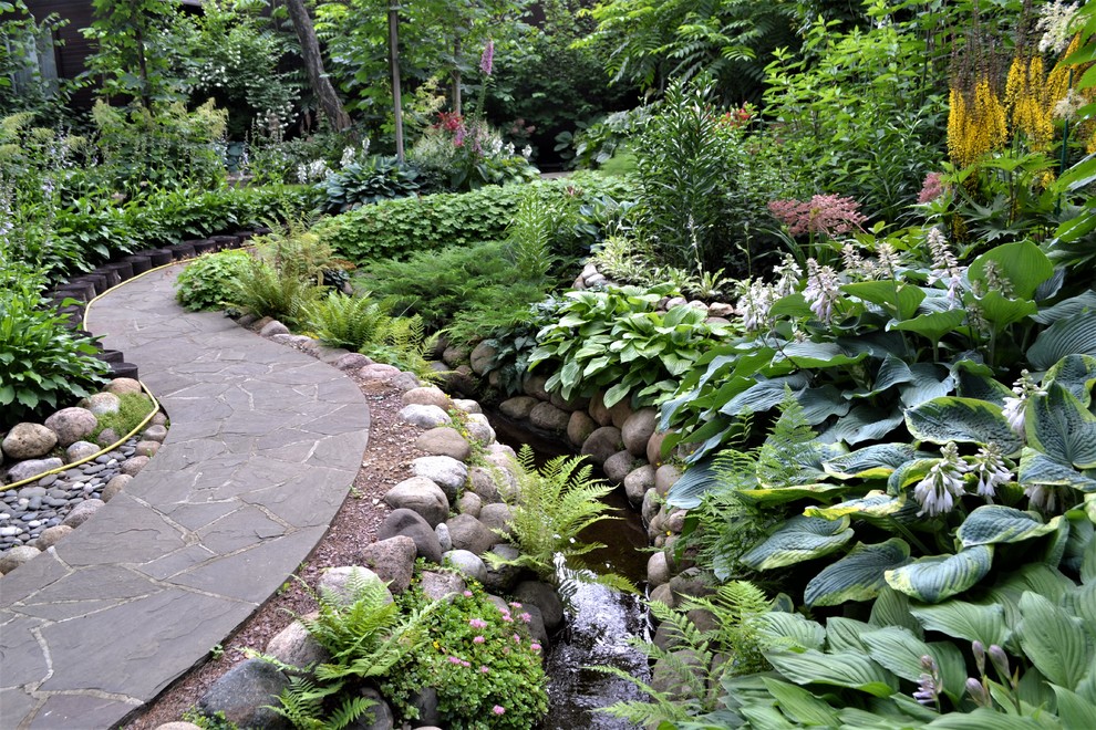 Клуб владельцев частных садов "Цветущая Планета". Сад в лесу и теневые цветники.