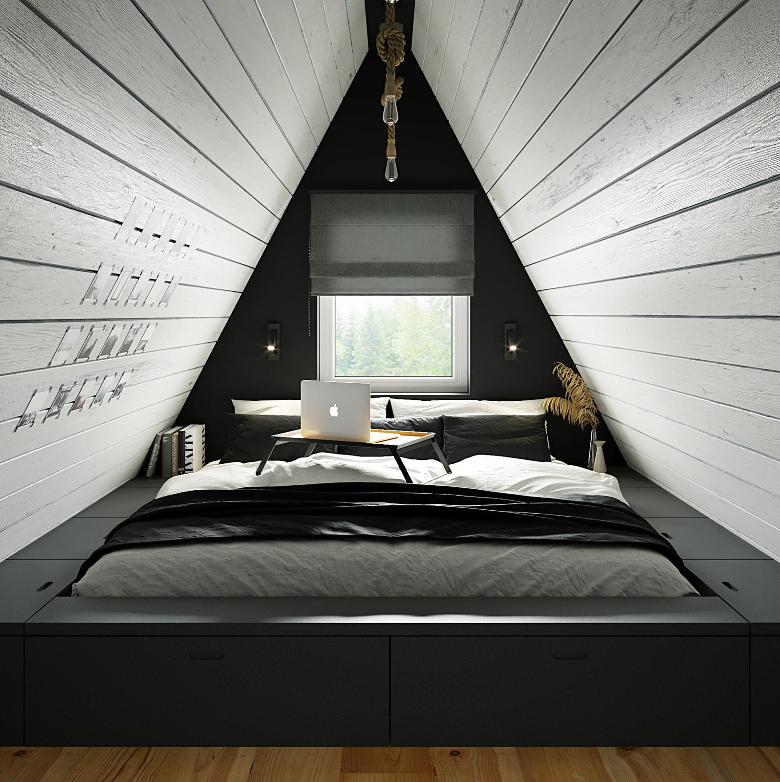 Обложка проекта: Дом-шалаш 60 м.кв.