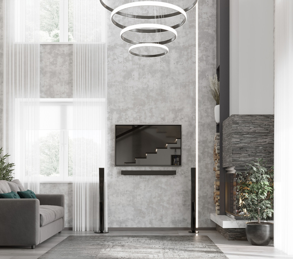 Дизайн интерьера дома, поселок Шершни