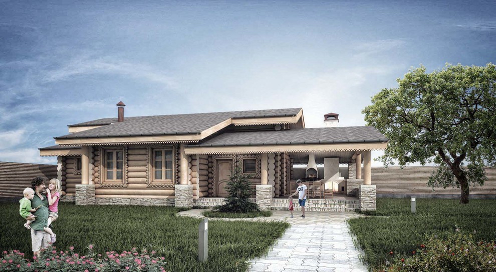 Банный комплекс с террасой