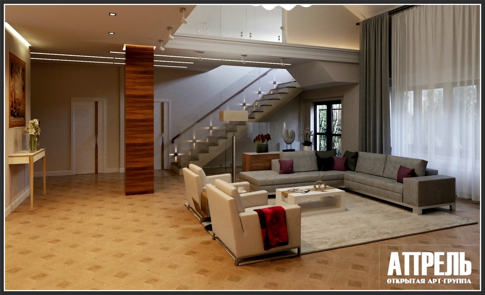 Коттедж для творческой семьи с детьми